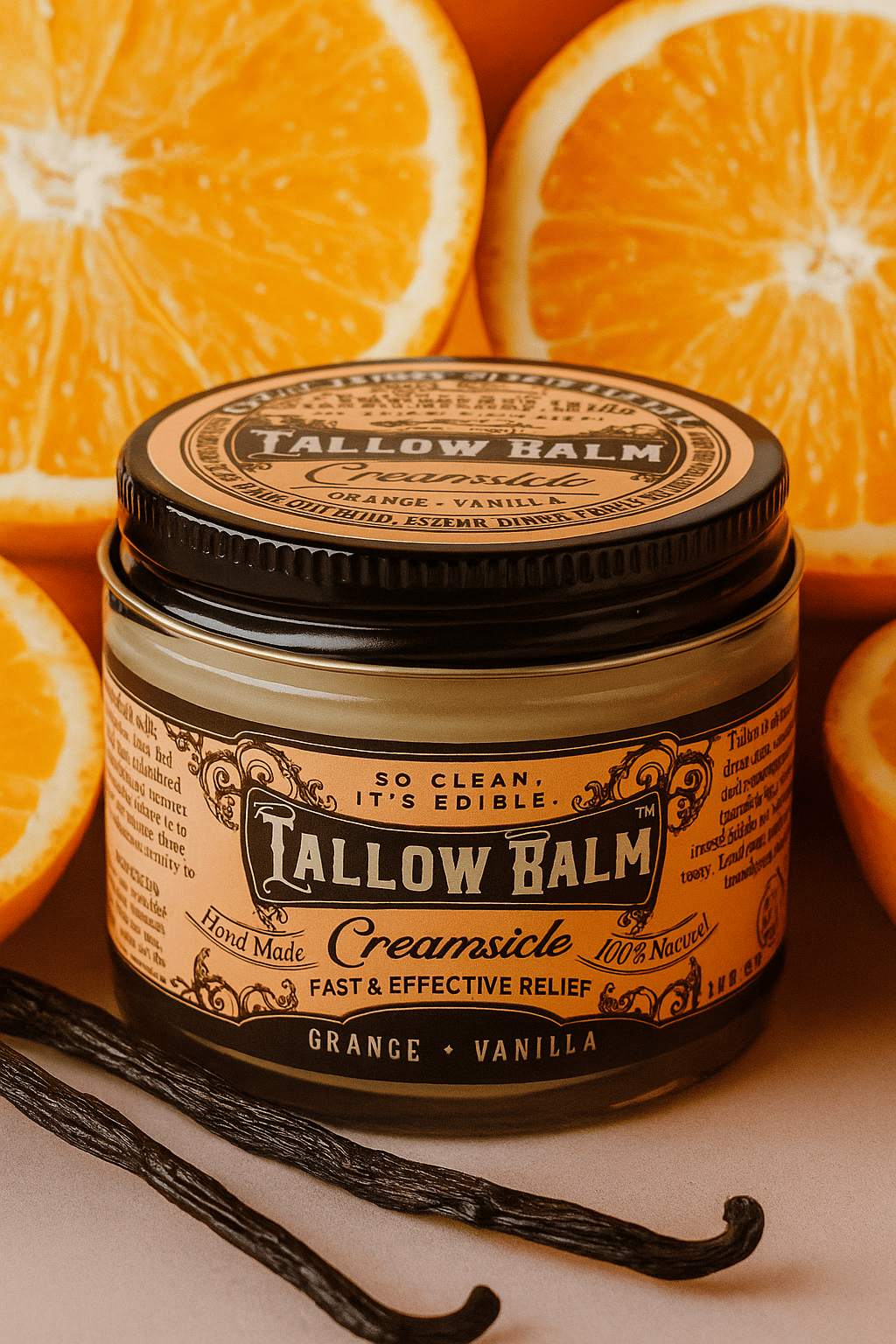 Roots and Leaves, LLC Tallow Balm- Creamsicle Scent