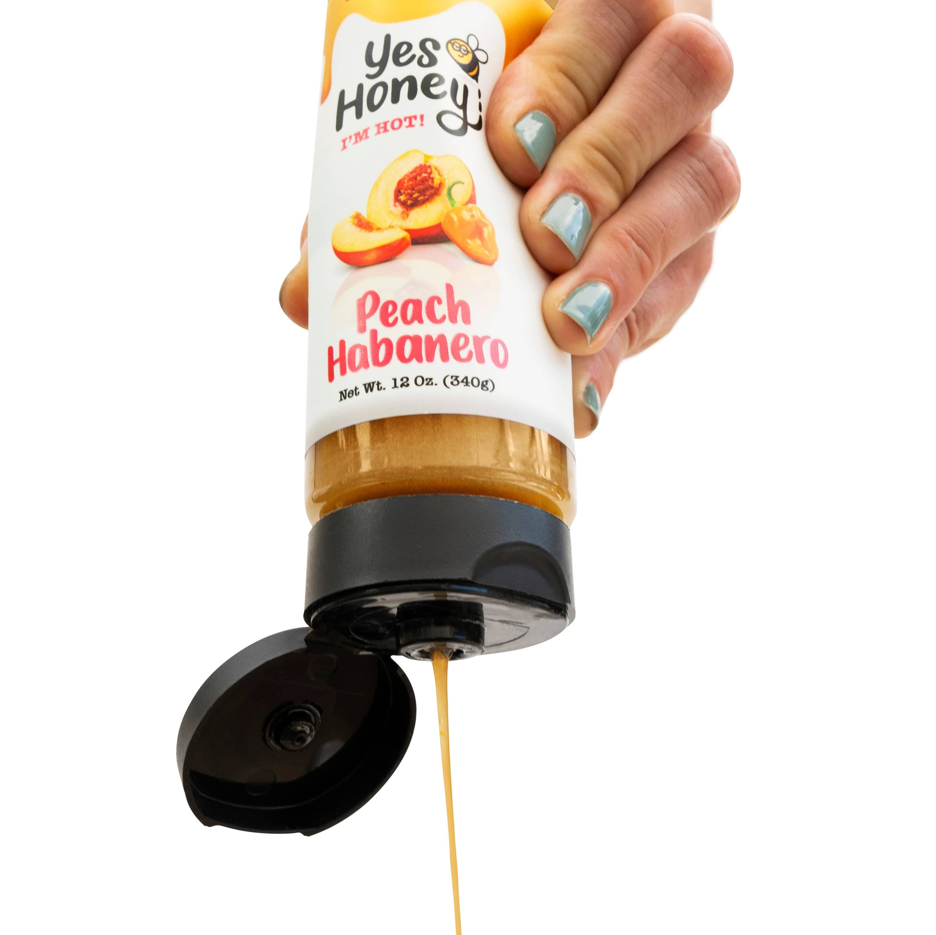 Yes Honey Drizzler Peach Habanero Honey Drizzler