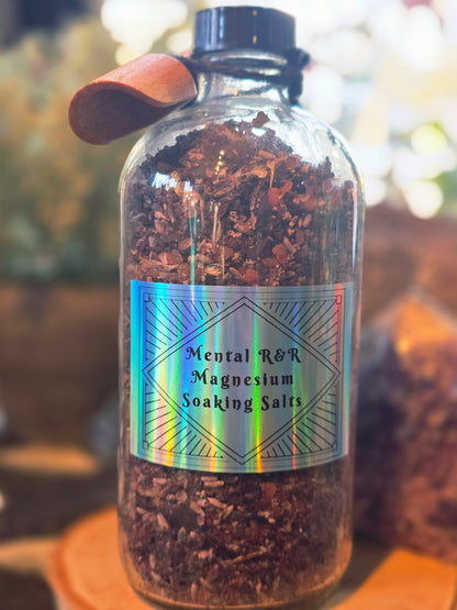 Lavender Mint Magnesium Soaking Salts