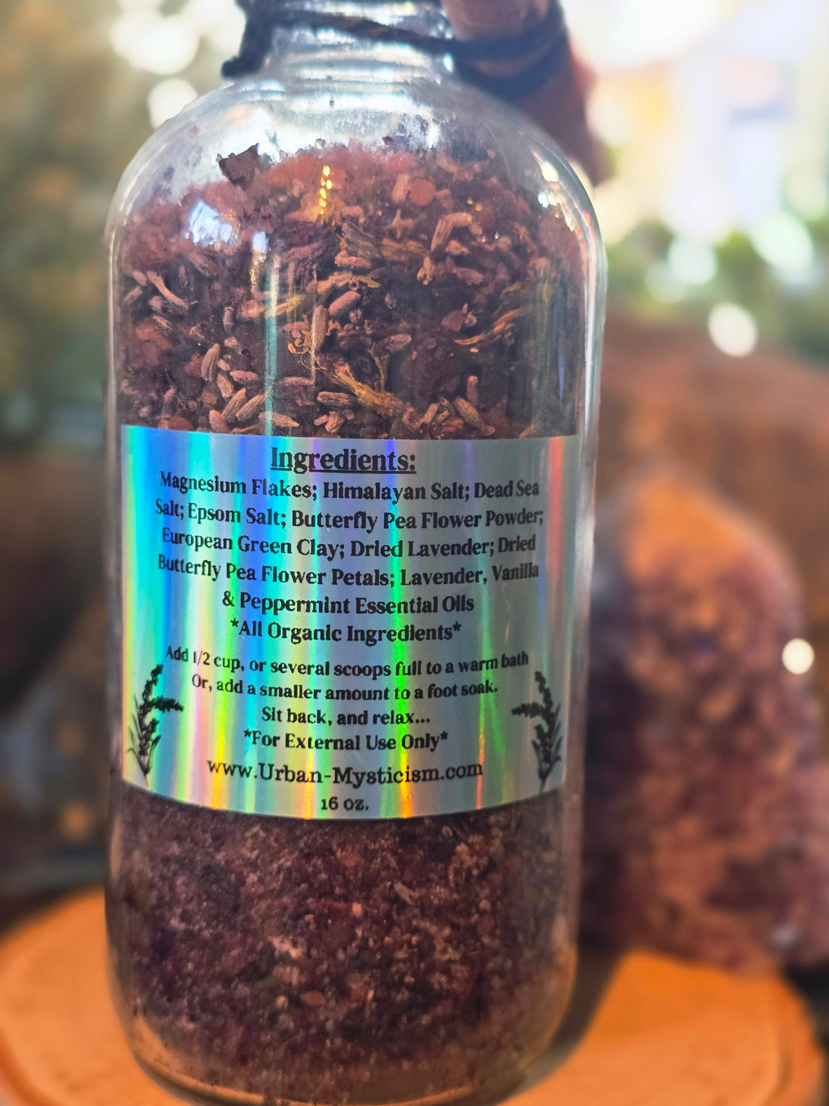 Lavender Mint Magnesium Soaking Salts