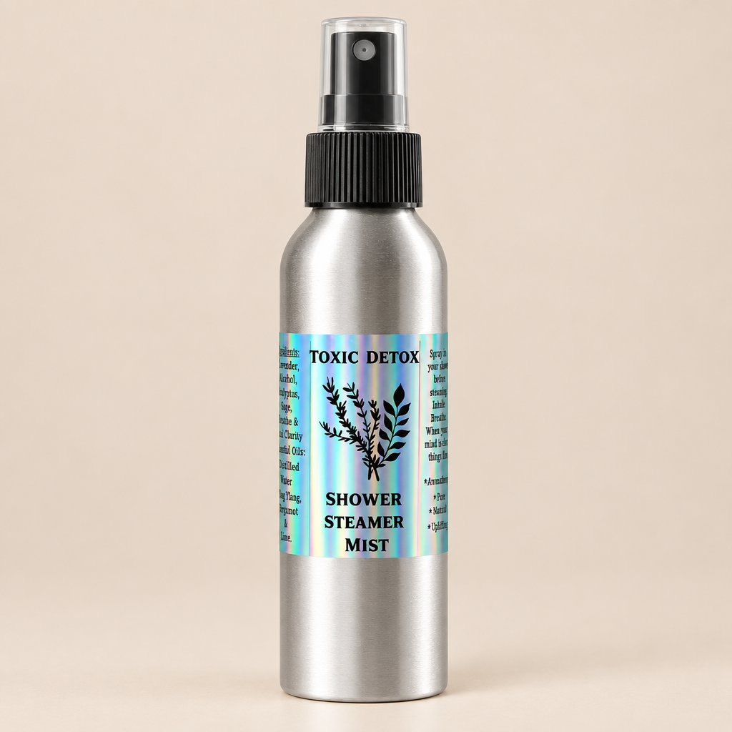 Metallic bottle of &