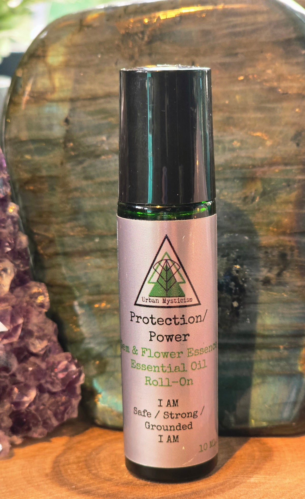 Protection/Power Aromatherapy Gem &amp; Flower Essence Rollerball