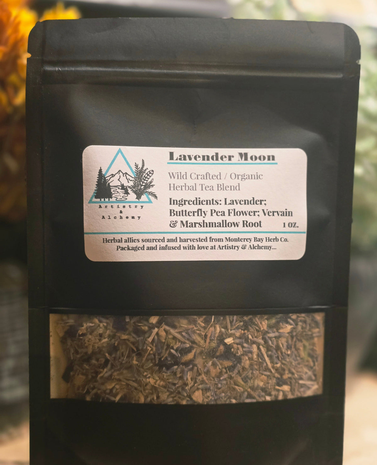 Lavender Moon Wildcrafted Organic Herbal Tea Blend 1 Oz.