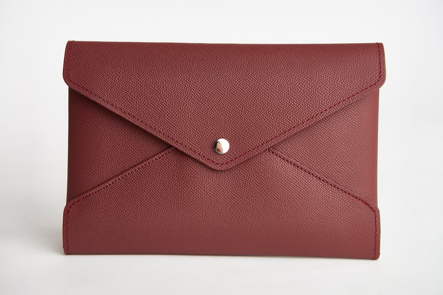 Soul Carrier x ASU Maroon Epsom Leather Clutch