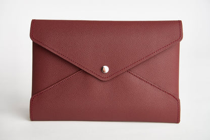 Soul Carrier x ASU Maroon Epsom Leather Clutch