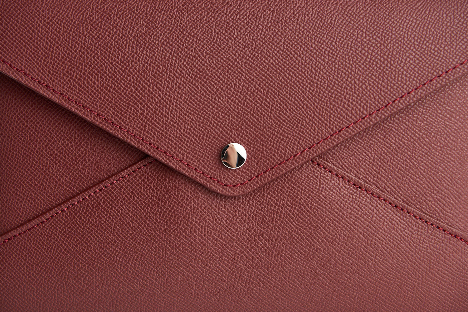 Soul Carrier x ASU Maroon Epsom Leather Clutch