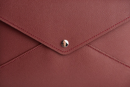Soul Carrier x ASU Maroon Epsom Leather Clutch