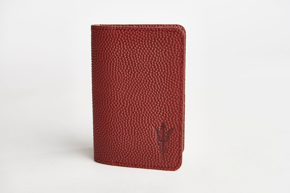 ASU Football Leather Foldover Wallet