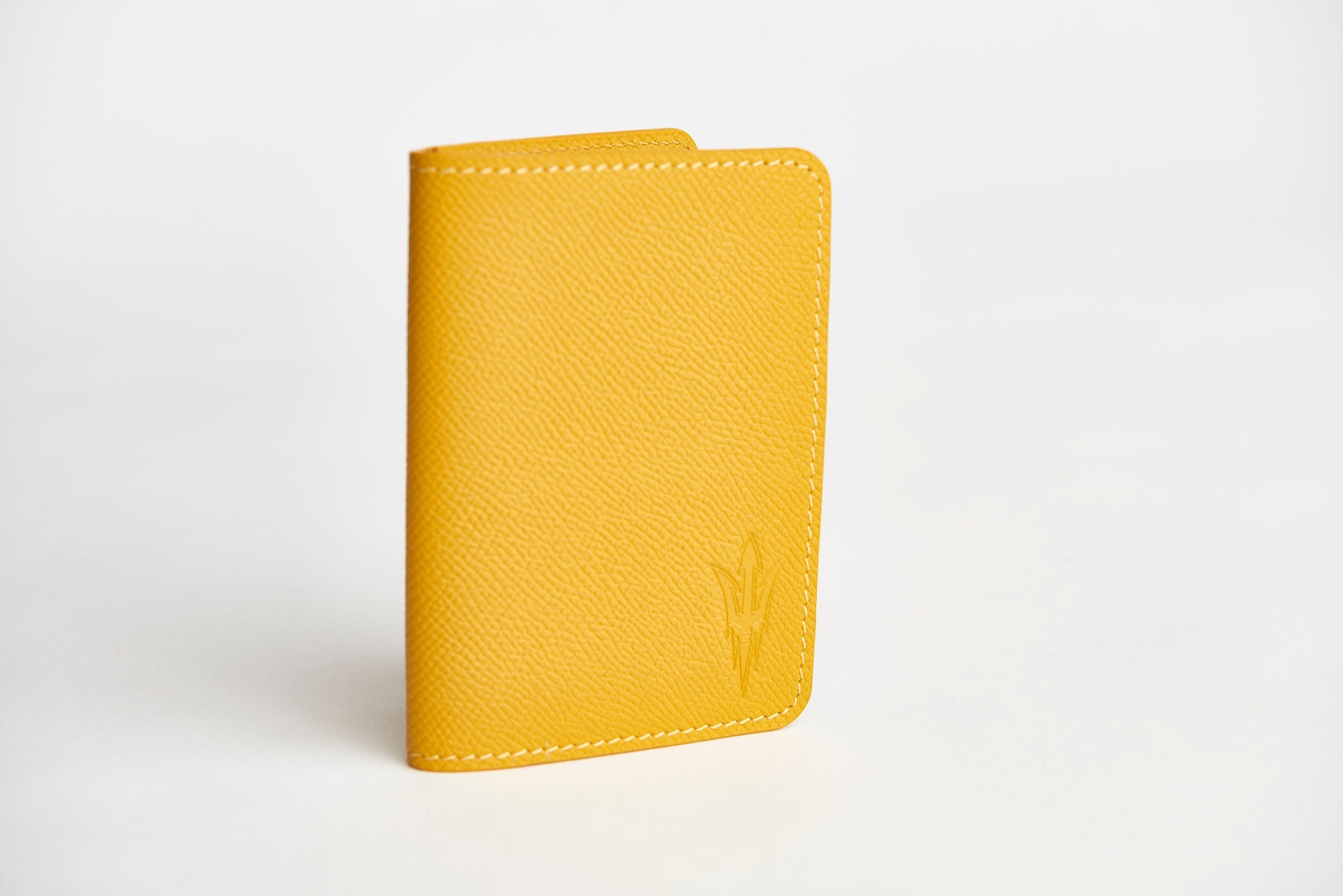 SOUL CARRIER ASU Wallet: Gold Epsom Leather Bifold