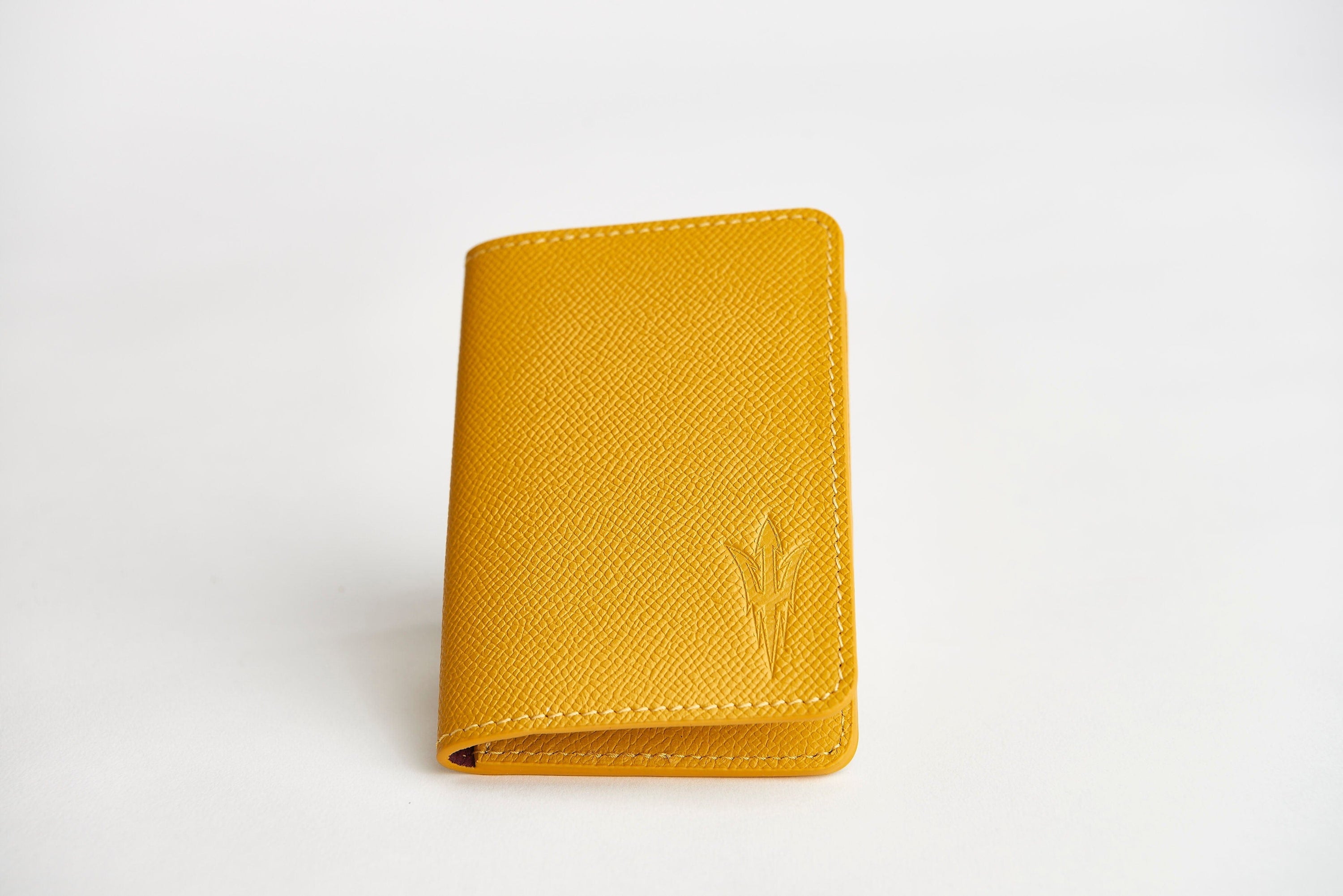 SOUL CARRIER ASU Wallet: Gold Epsom Leather Bifold