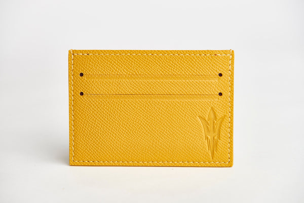 SOUL CARRIER ASU Gold Epsom Leather Card Case