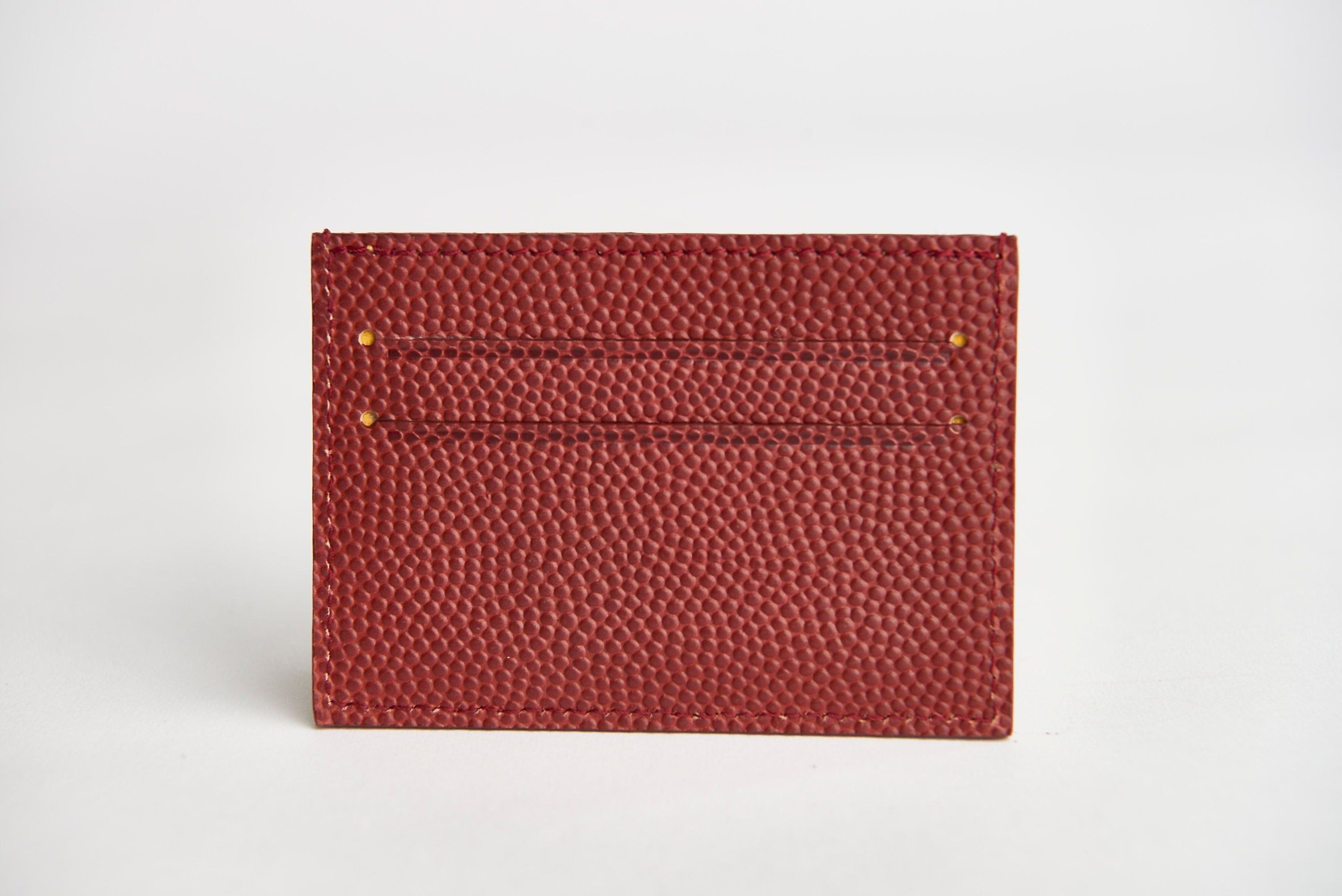 SOUL CARRIER Brown ASU Football Leather Card Case
