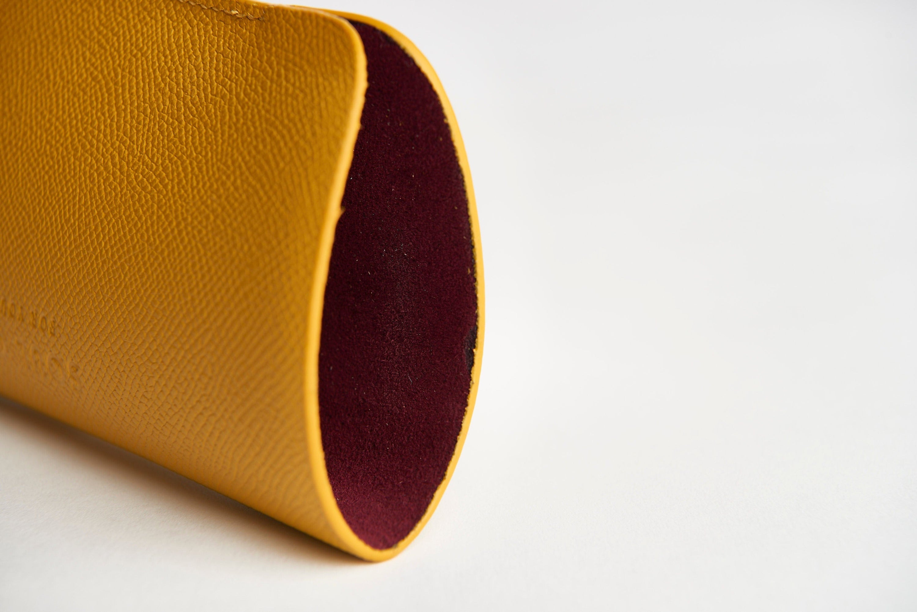 SOUL CARRIER ASU Gold Epsom Leather Sunglass Case Holder