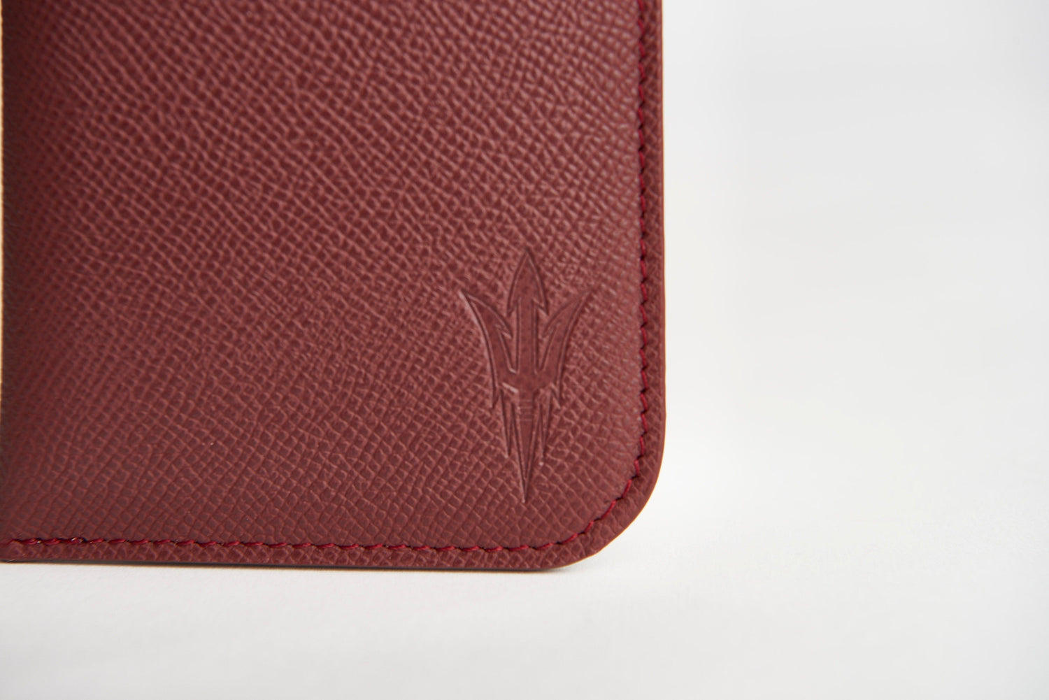 ASU Maroon Epsom Leather Sunglass Case Holder