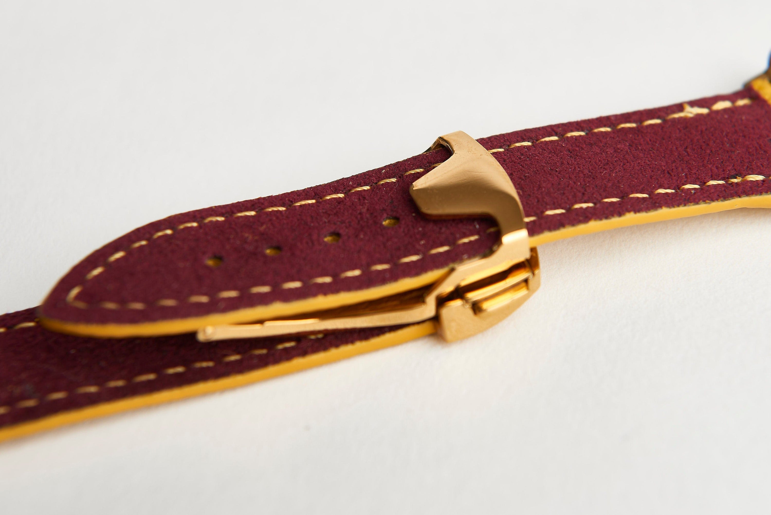 SOUL CARRIER ASU Gold Epsom Apple Watch Band (Women&