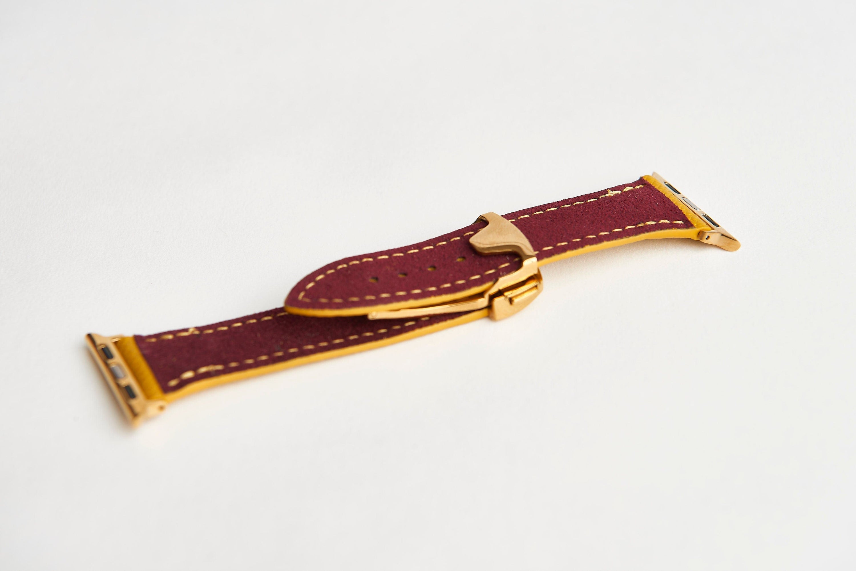 SOUL CARRIER ASU Gold Epsom Apple Watch Band (Women&