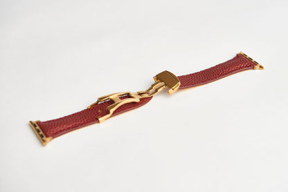 ASU Football Leather Apple Watch Band (Women&