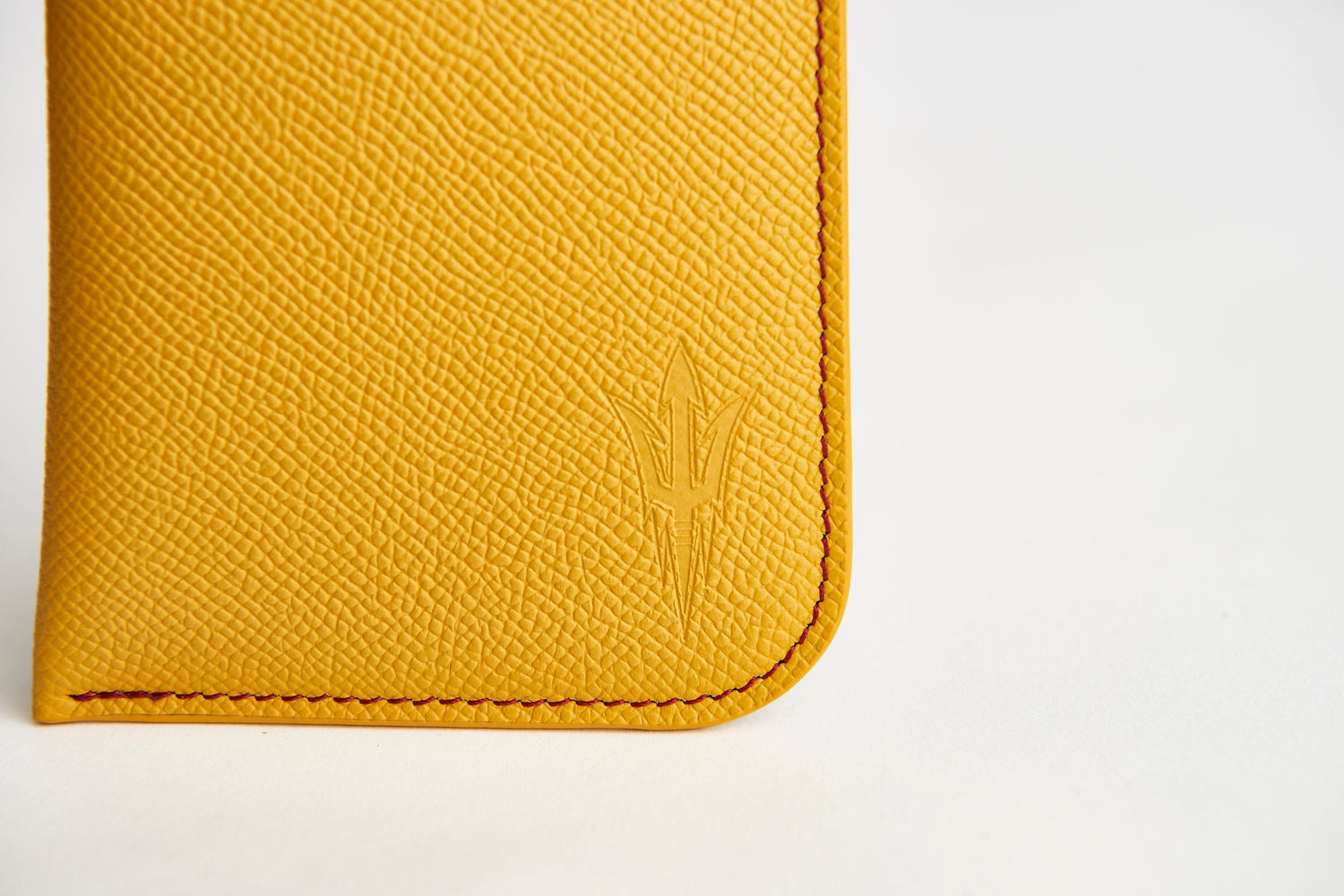 ASU Gold Epsom Leather Sunglass Case Holder