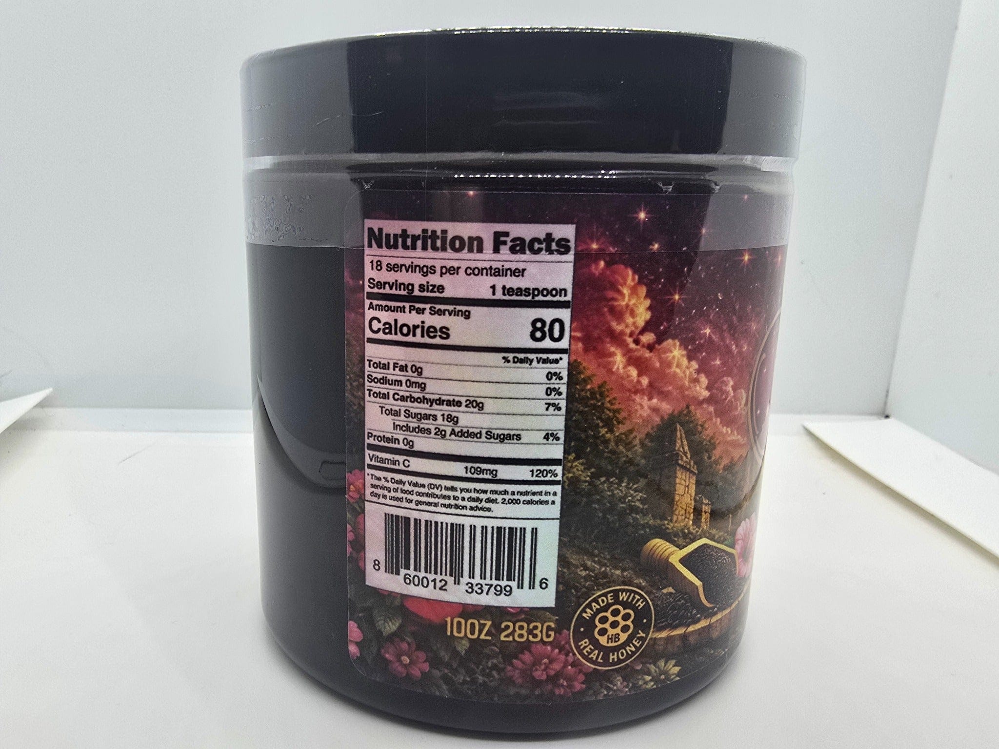 Honey Badgers Bee Farm All natural Tea Hibiscus &amp; Rose Honey