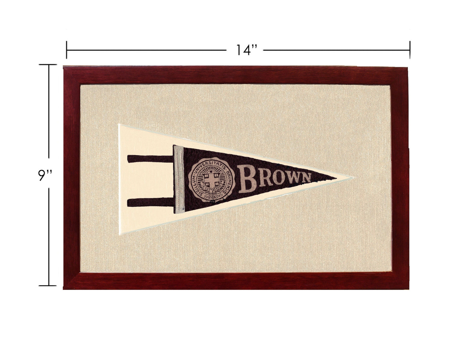 Americana Memories Vintage Pennants and Memorabilia Vintage Brown University Pennant