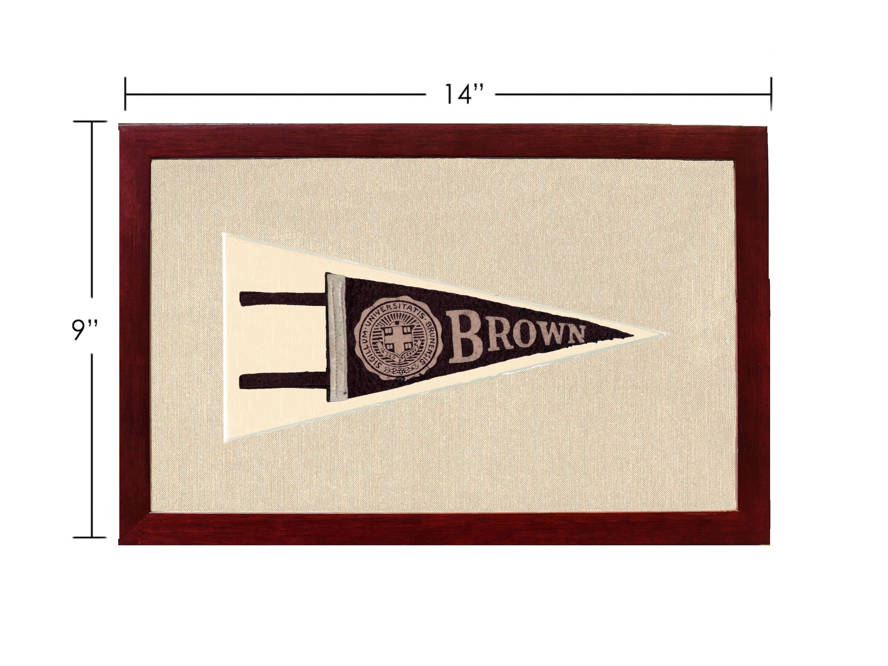 Americana Memories Vintage Pennants and Memorabilia Vintage Brown University Pennant