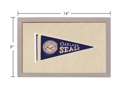 Americana Memories Vintage Pennants and Memorabilia Vintage Oakland Seals Pennant