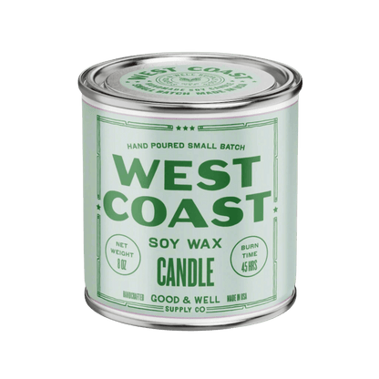 Good &amp; Well Supply Co Candles West Coast Happy Place Candle
