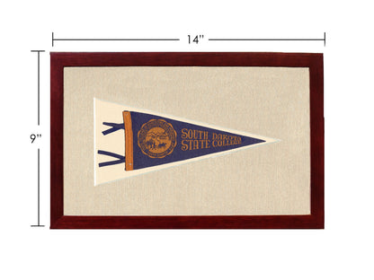 Americana Memories Vintage Pennants and Memorabilia Vintage South Dakota State College Pennant
