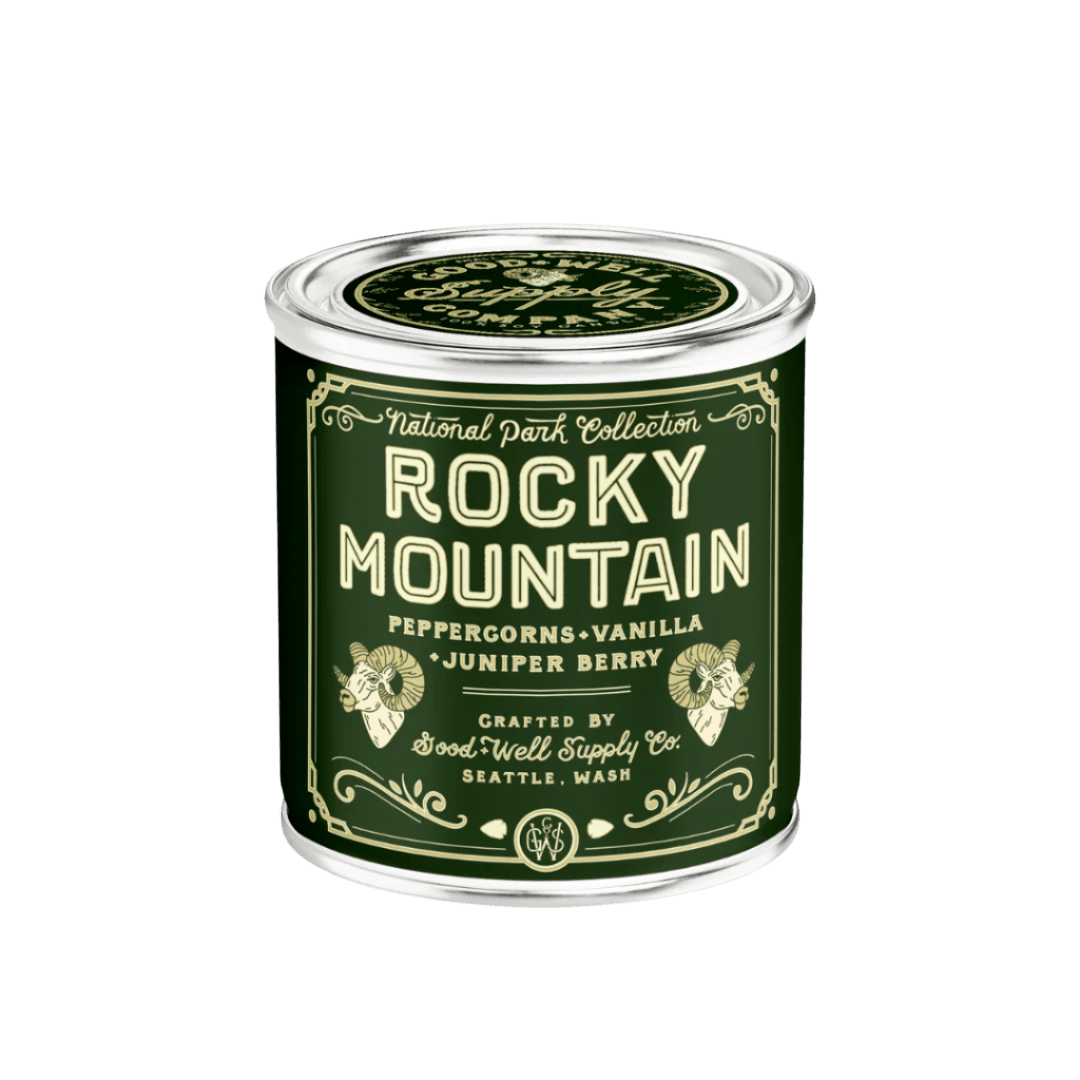 Good &amp; Well Supply Co Candles Rocky Mountain National Park Candle