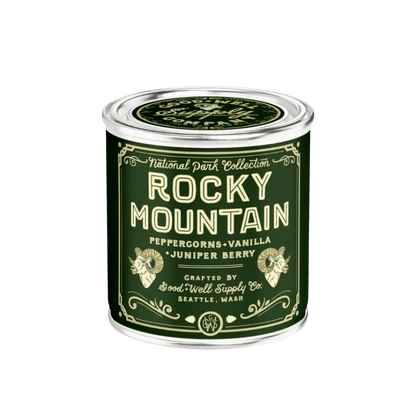 Good &amp; Well Supply Co Candles Rocky Mountain National Park Candle