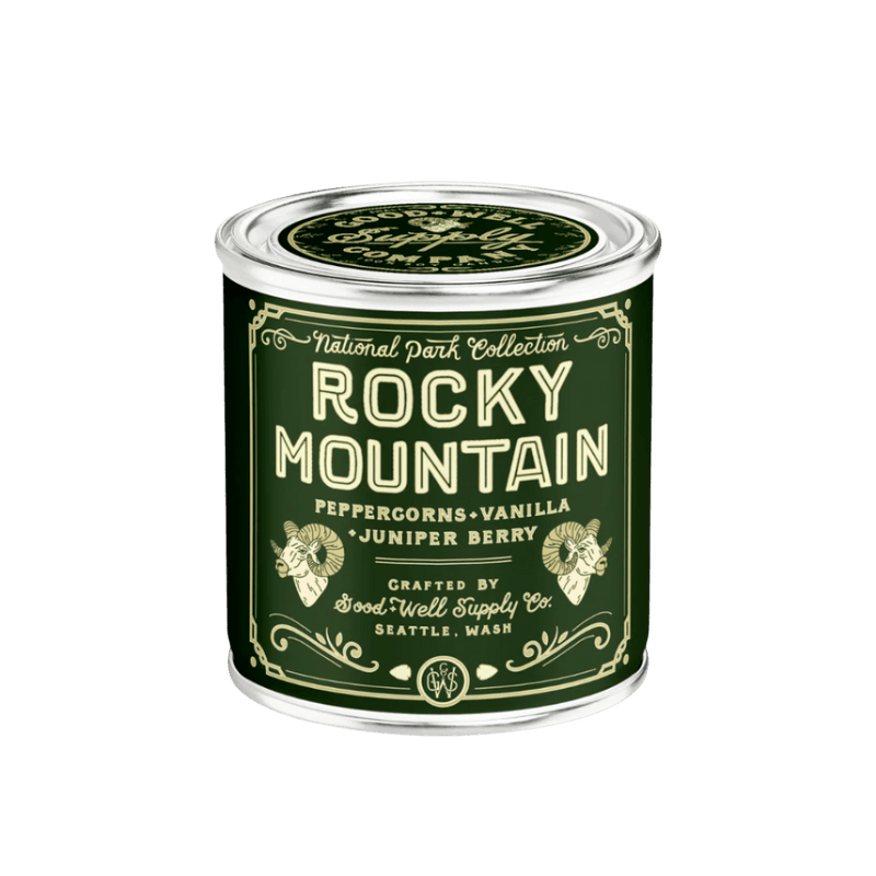 Good & Well Supply Co Candles Rocky Mountain National Park Candle