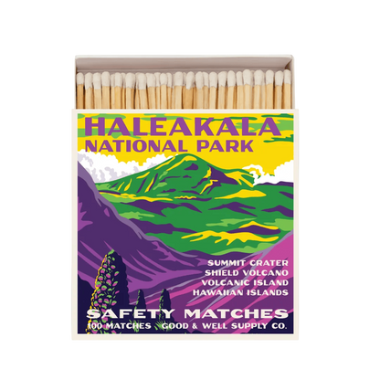 Good &amp; Well Supply Co. Haleakala Vintage National Park Cabin Matches