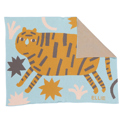 Surprised Tiger Baby Blanket