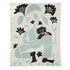 Biquette Throw Blanket Spring in Merino Wool Grow Throw Blanket