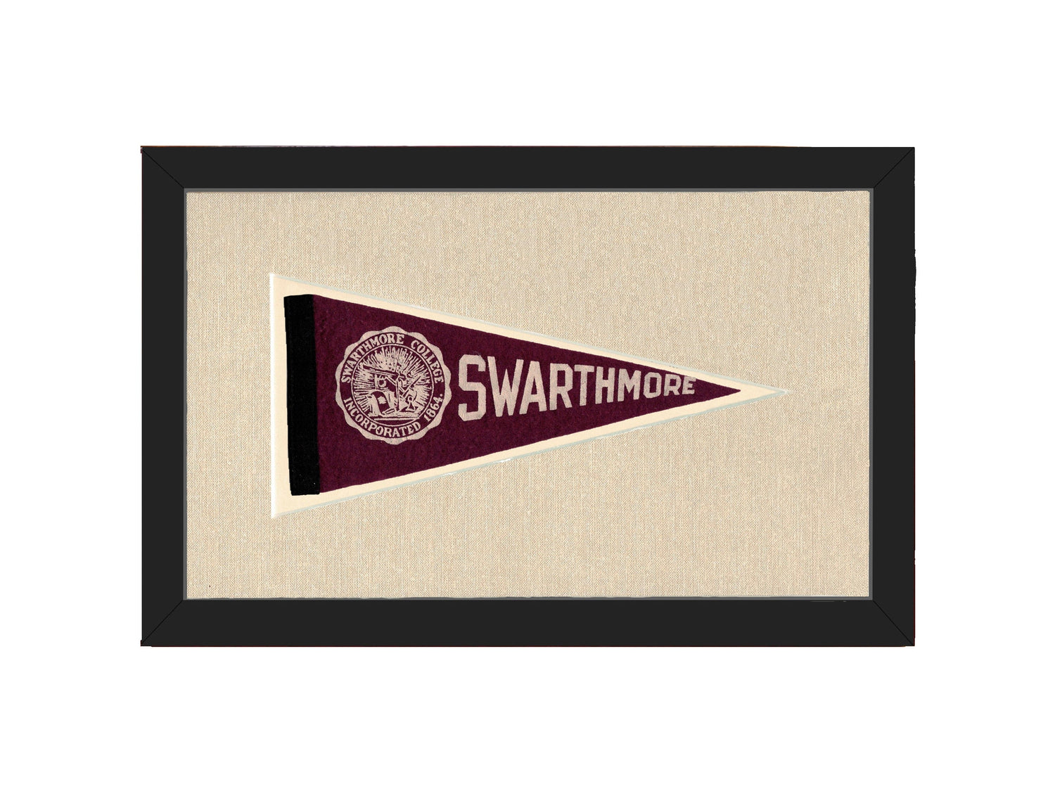 Americana Memories Vintage Pennants and Memorabilia Vintage Swarthmore College Pennant