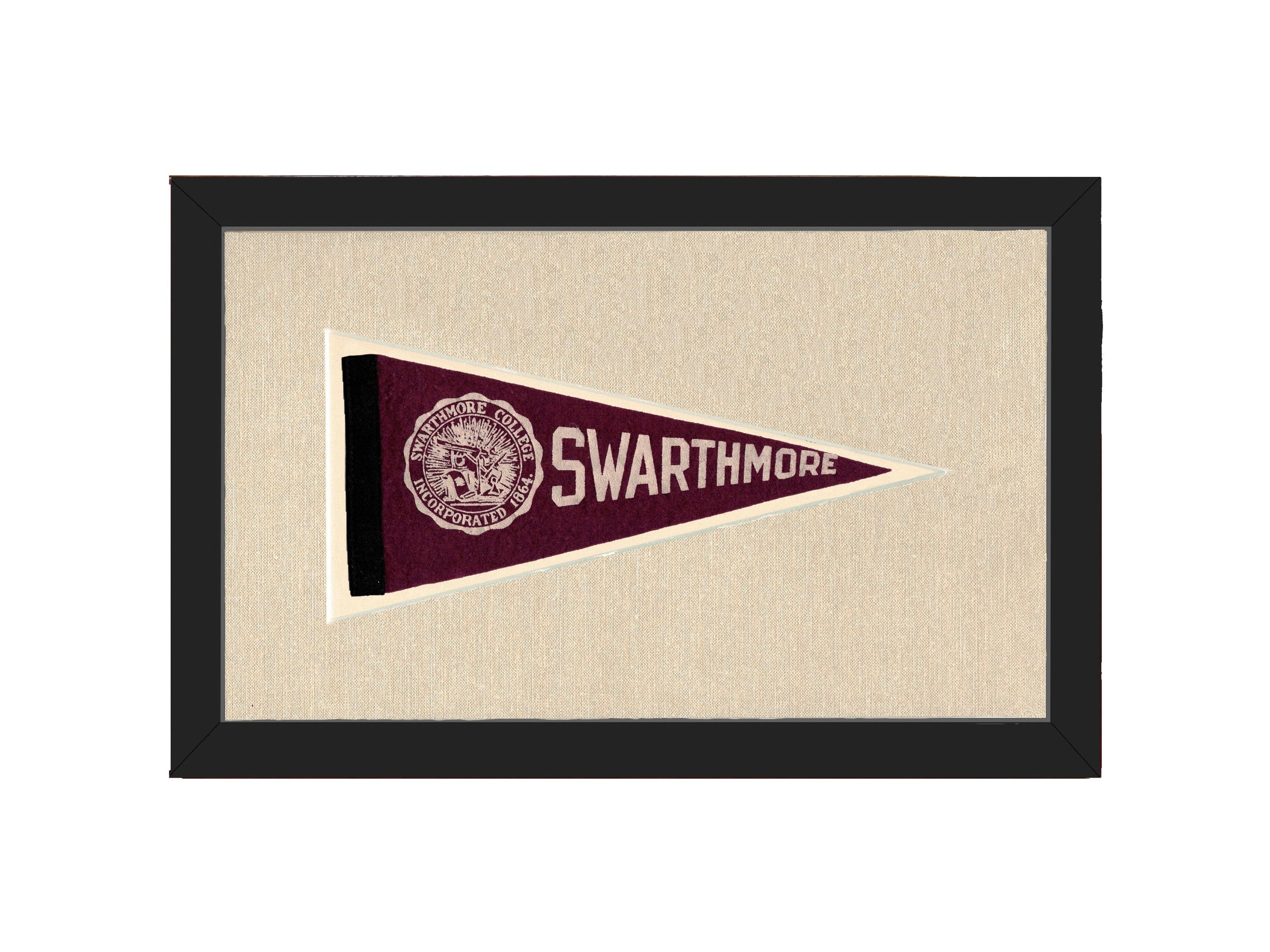 Americana Memories Vintage Pennants and Memorabilia Vintage Swarthmore College Pennant