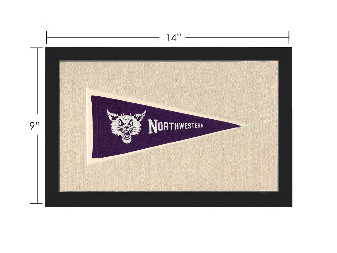 Vintage Northwestern Pennant
