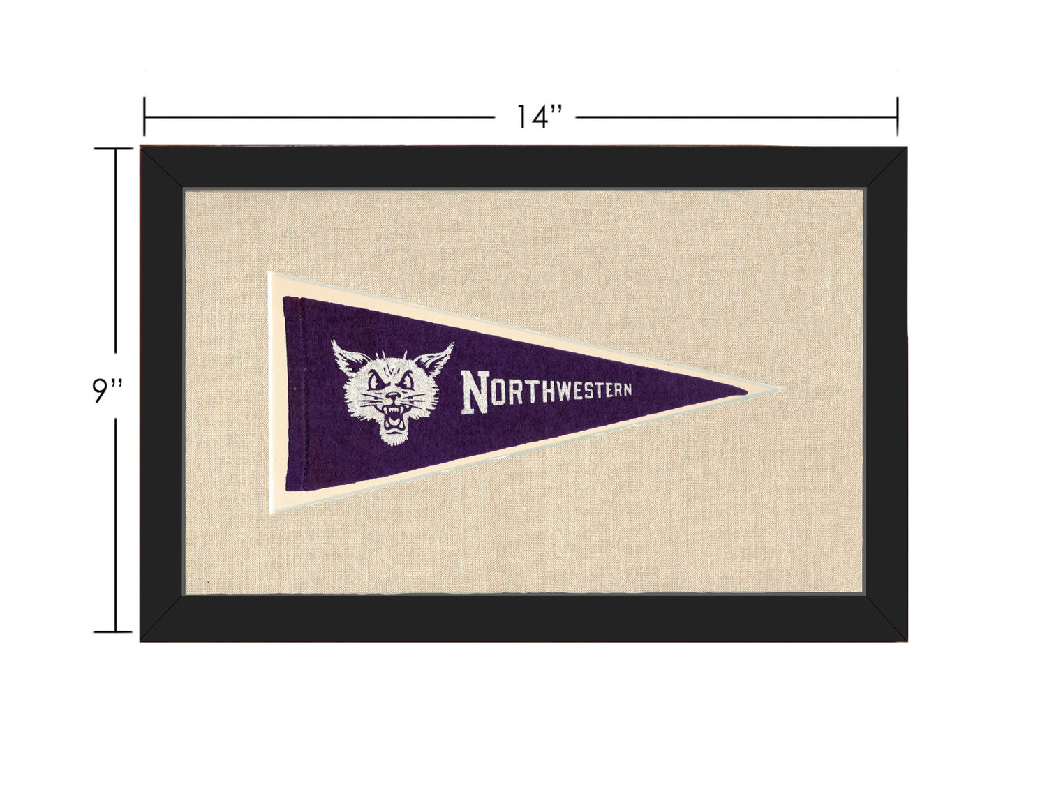 Vintage Northwestern Pennant