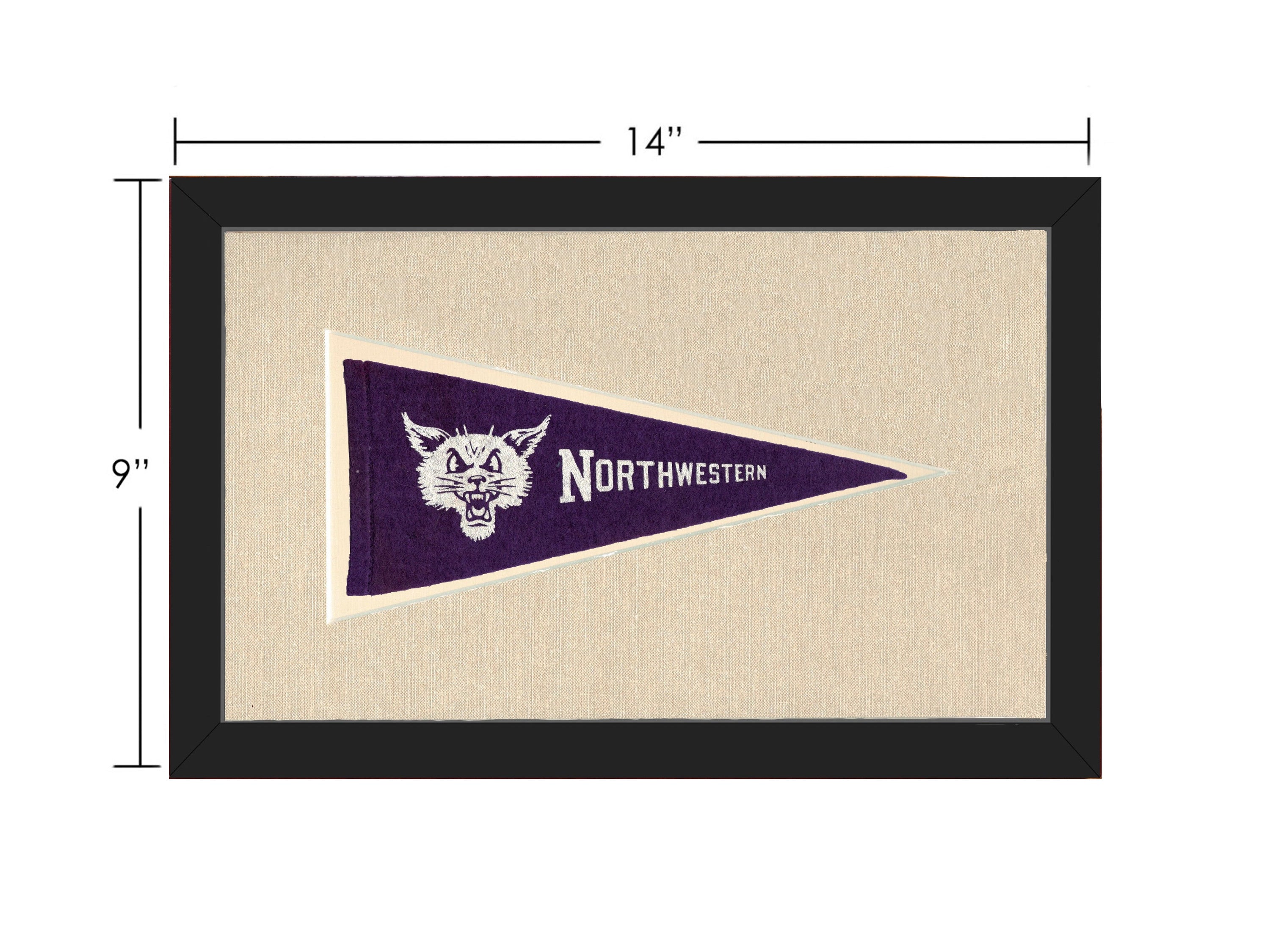 Vintage Northwestern Pennant