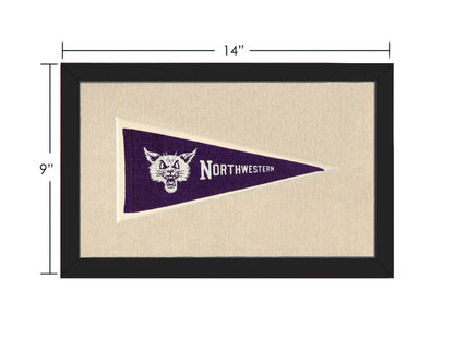Vintage Northwestern Pennant