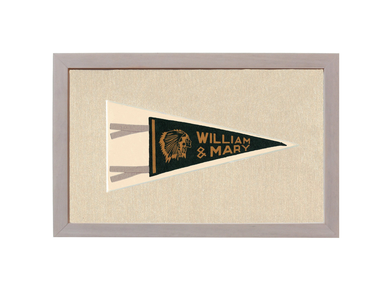 Americana Memories Vintage Pennants and Memorabilia Vintage William &amp; Mary College Pennant
