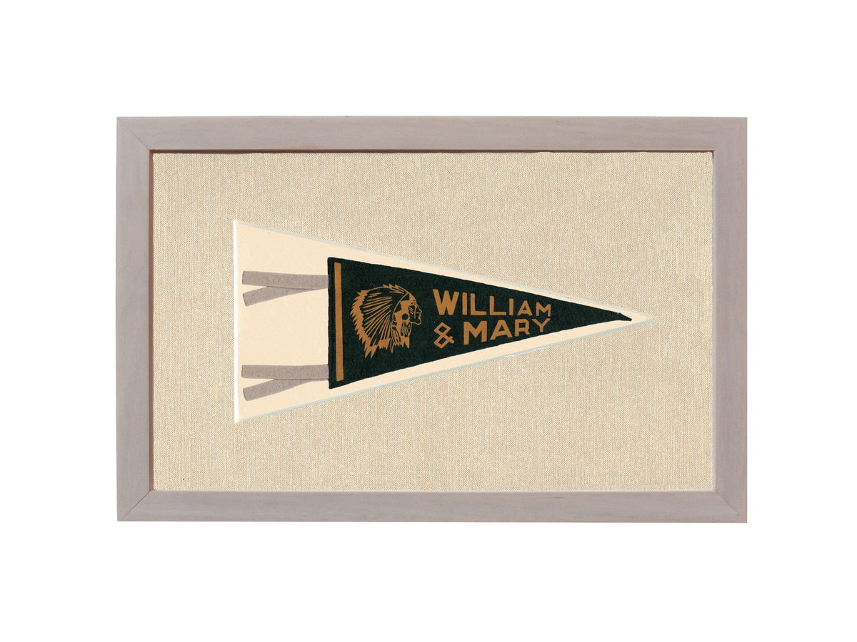 Americana Memories Vintage Pennants and Memorabilia Vintage William &amp; Mary College Pennant
