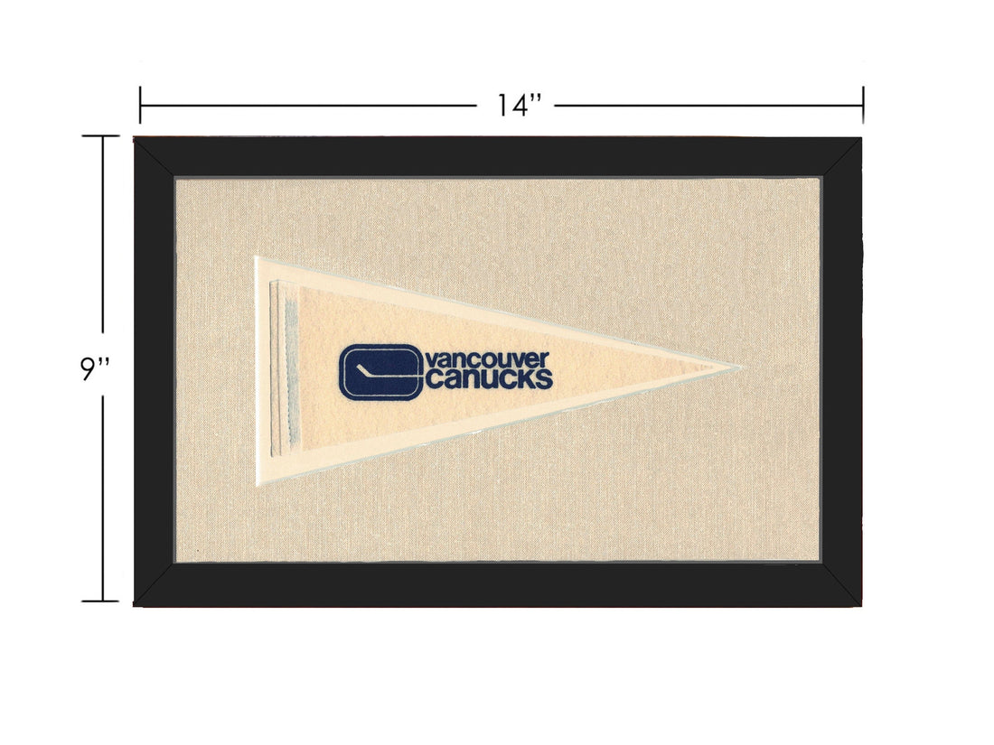 Americana Memories Vintage Pennants and Memorabilia Vintage Vancouver Canucks Pennant