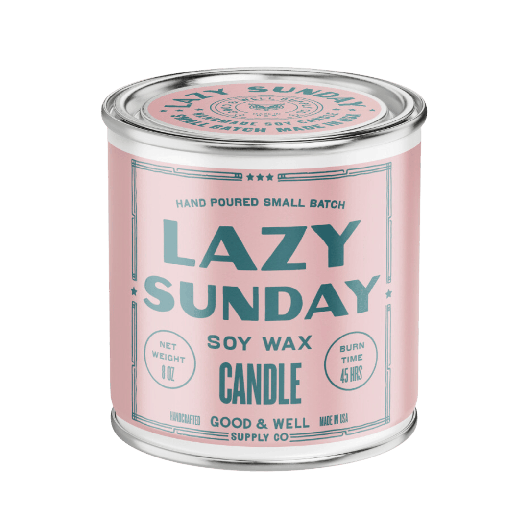 Good &amp; Well Supply Co Candles Lazy Sunday Happy Place Candle