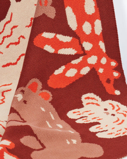 Bow Wow Baby Blanket