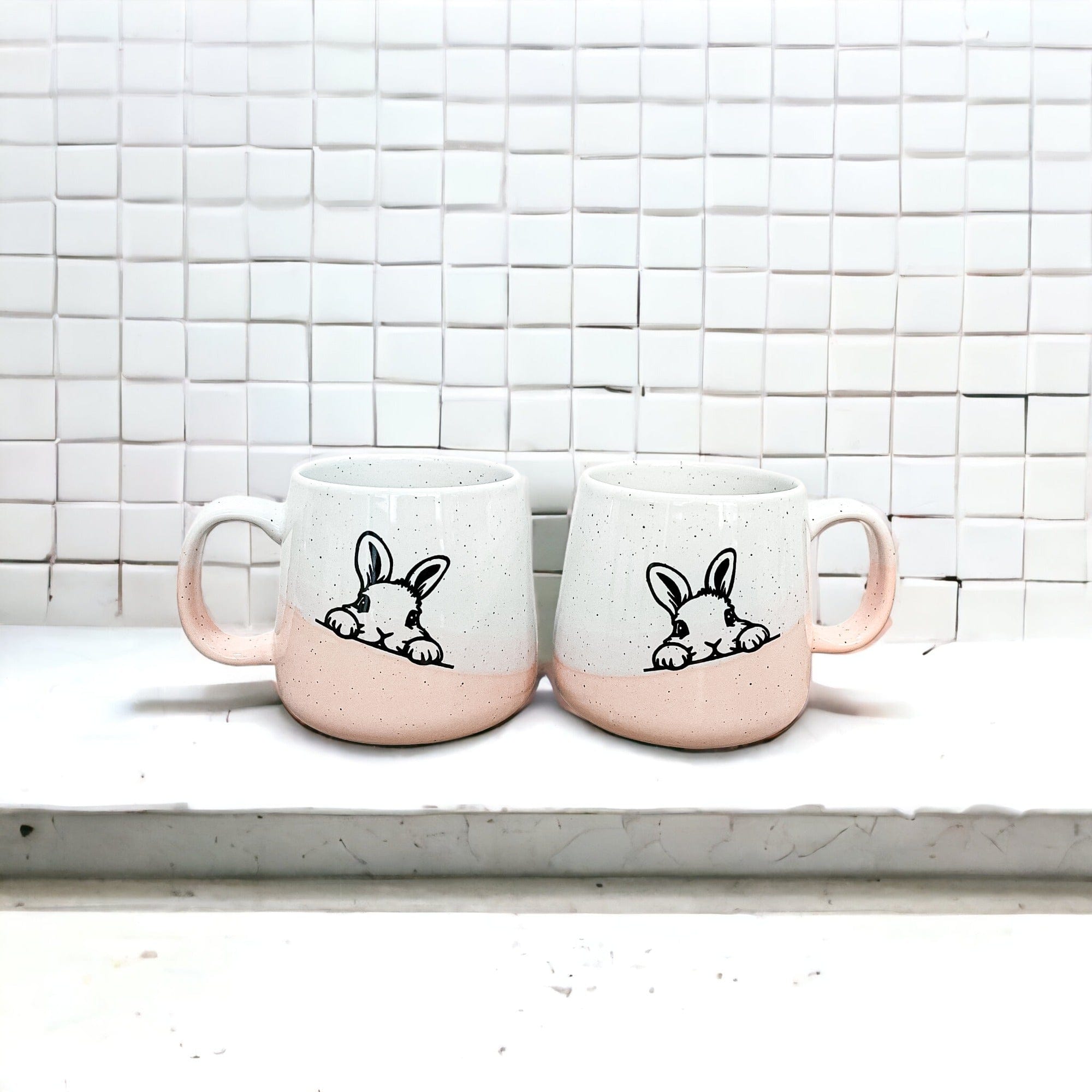 Gia Roma Coffee Mug, Farmhouse Bunny Love