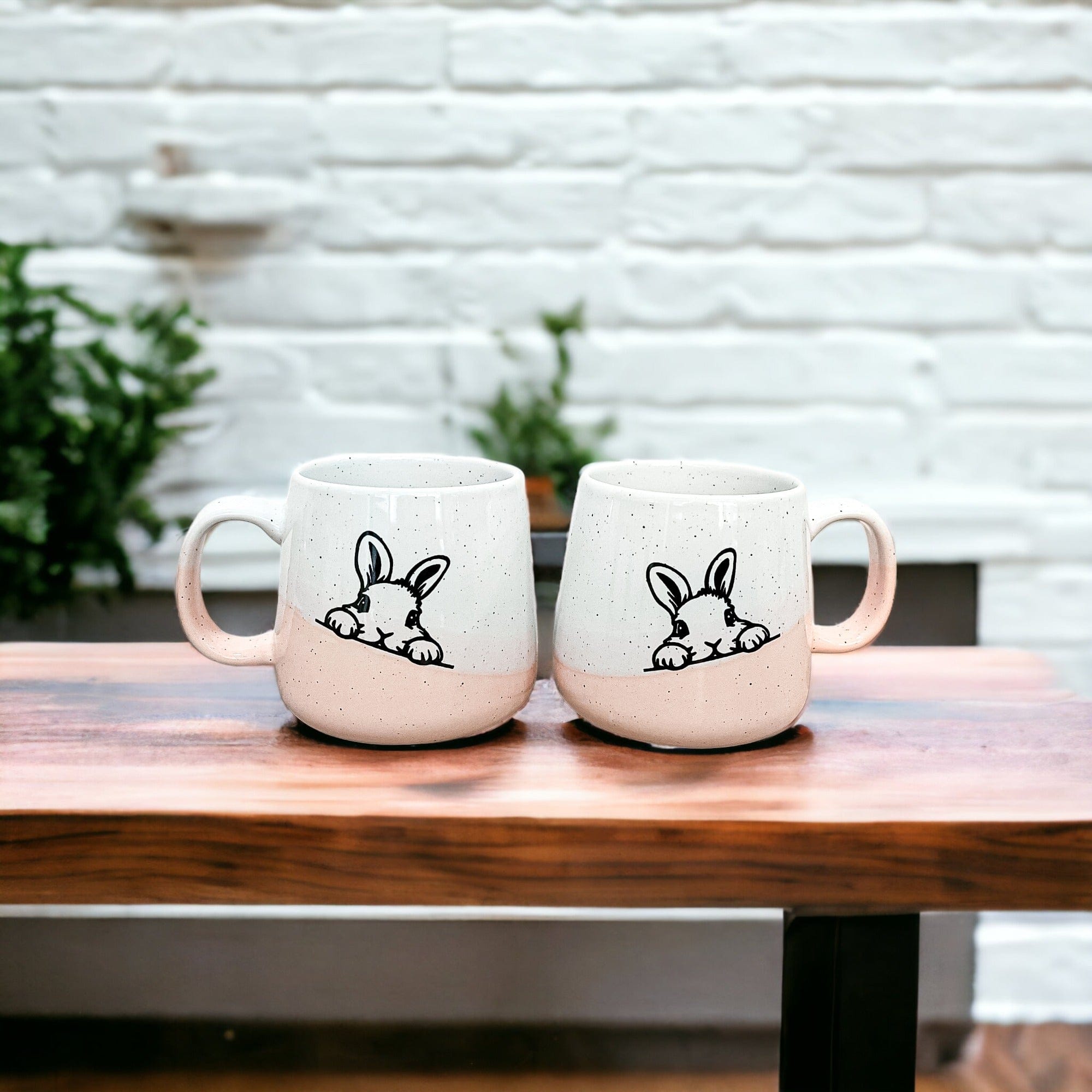 Gia Roma Coffee Mug, Farmhouse Bunny Love