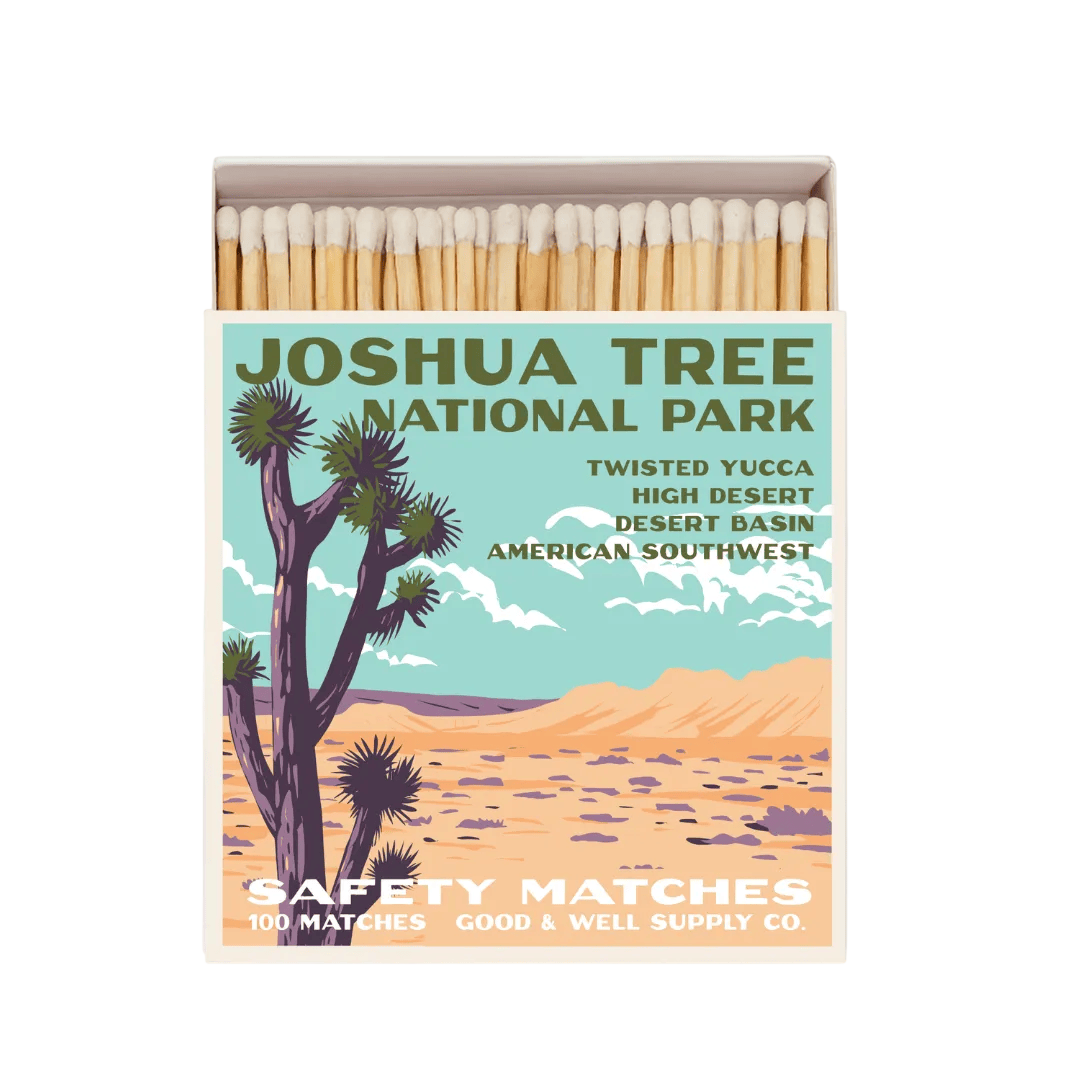 Good &amp; Well Supply Co. Joshua Tree Vintage National Park Cabin Matches