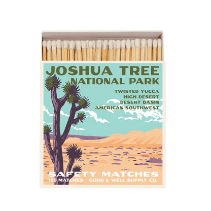 Good &amp; Well Supply Co. Joshua Tree Vintage National Park Cabin Matches