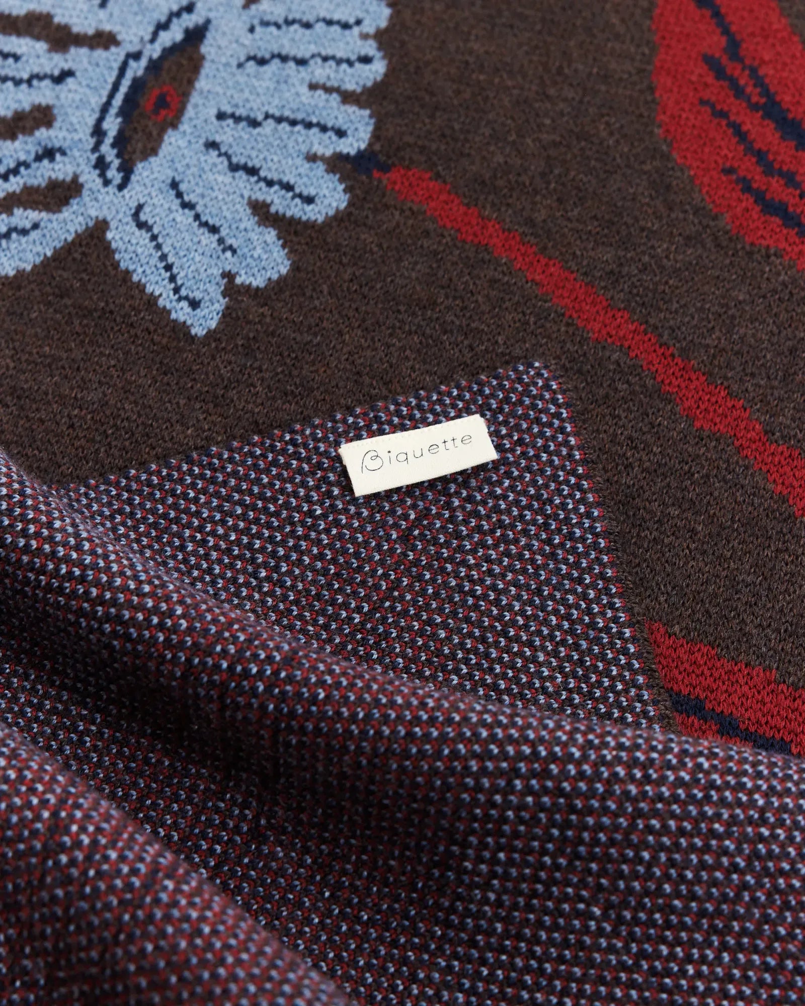 Biquette Throw Blanket Flora Vision